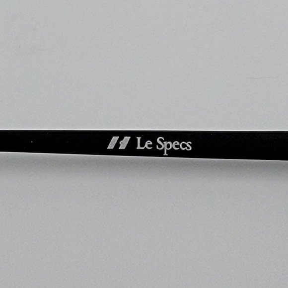 Le Specs 1502109 Drop Top Black Frame Black Lens Aviator Sunglasses 59-18-126 - Picture 8 of 13